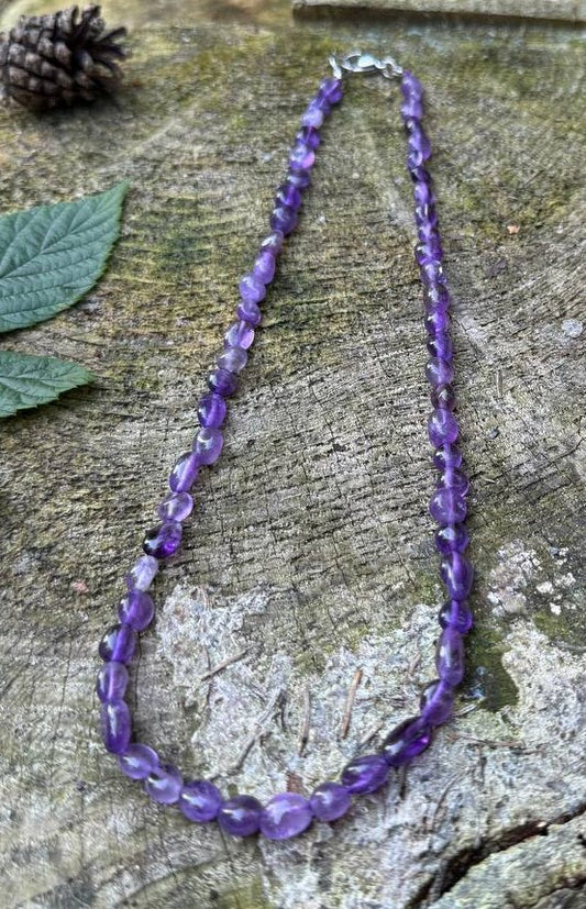 Violet Amethyst Necklace