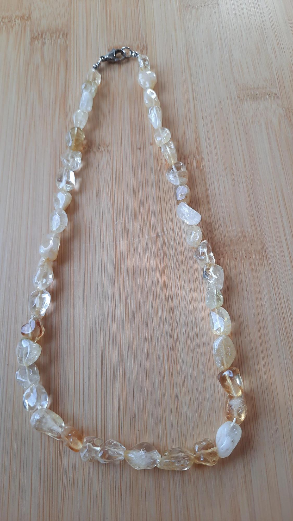 Golden Glow Citrine Necklace