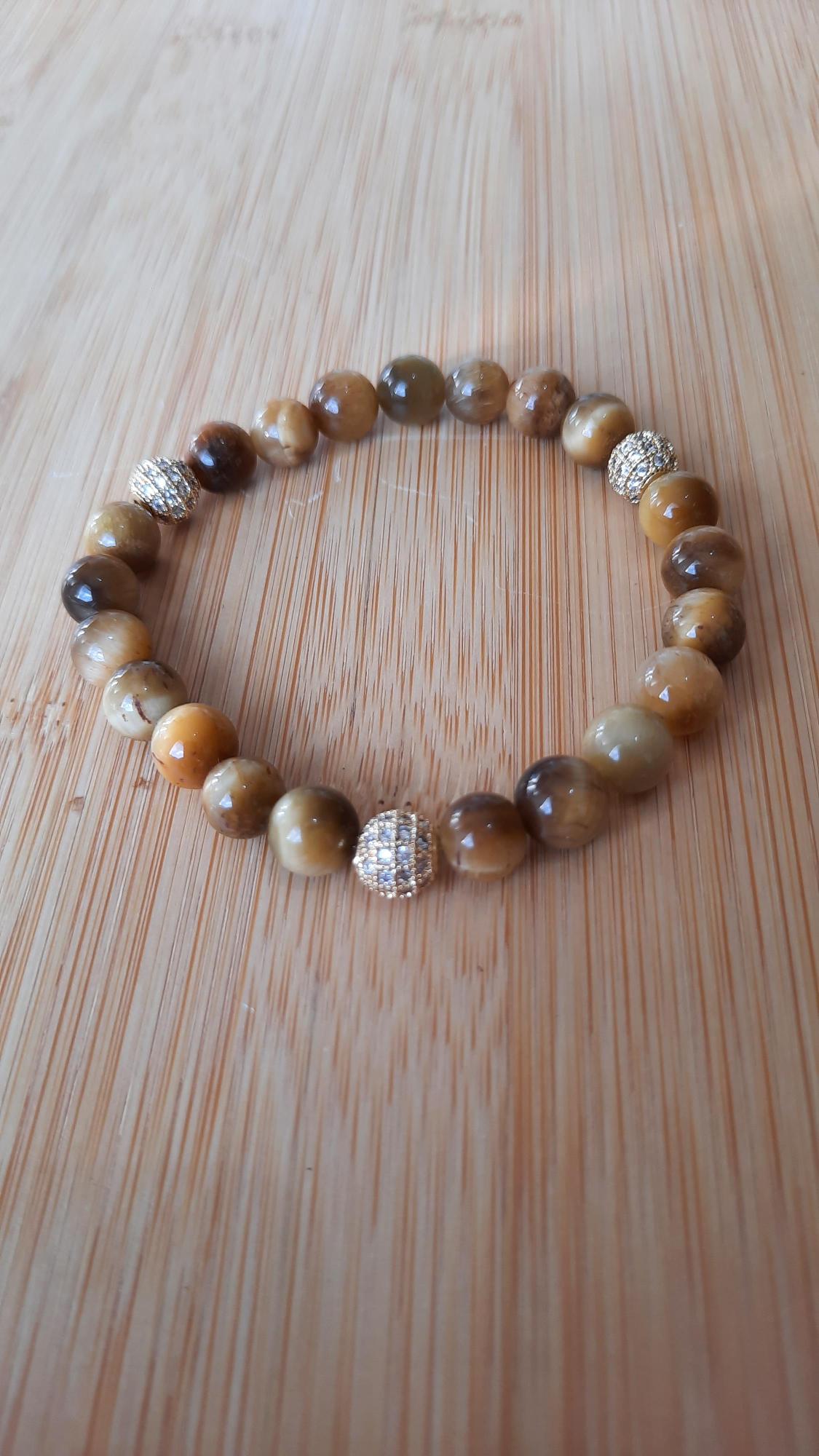 Golden Majesty Tiger Eye Bracelet