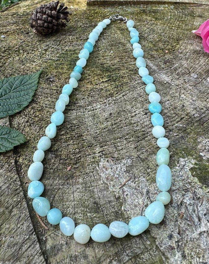 Teal Waters Amazonite Necklace