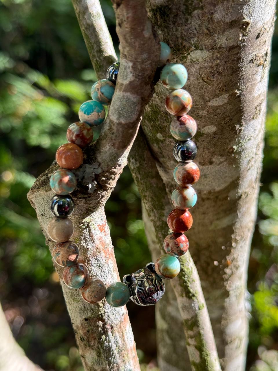 Strength Aqua Terra Jasper Bracelet