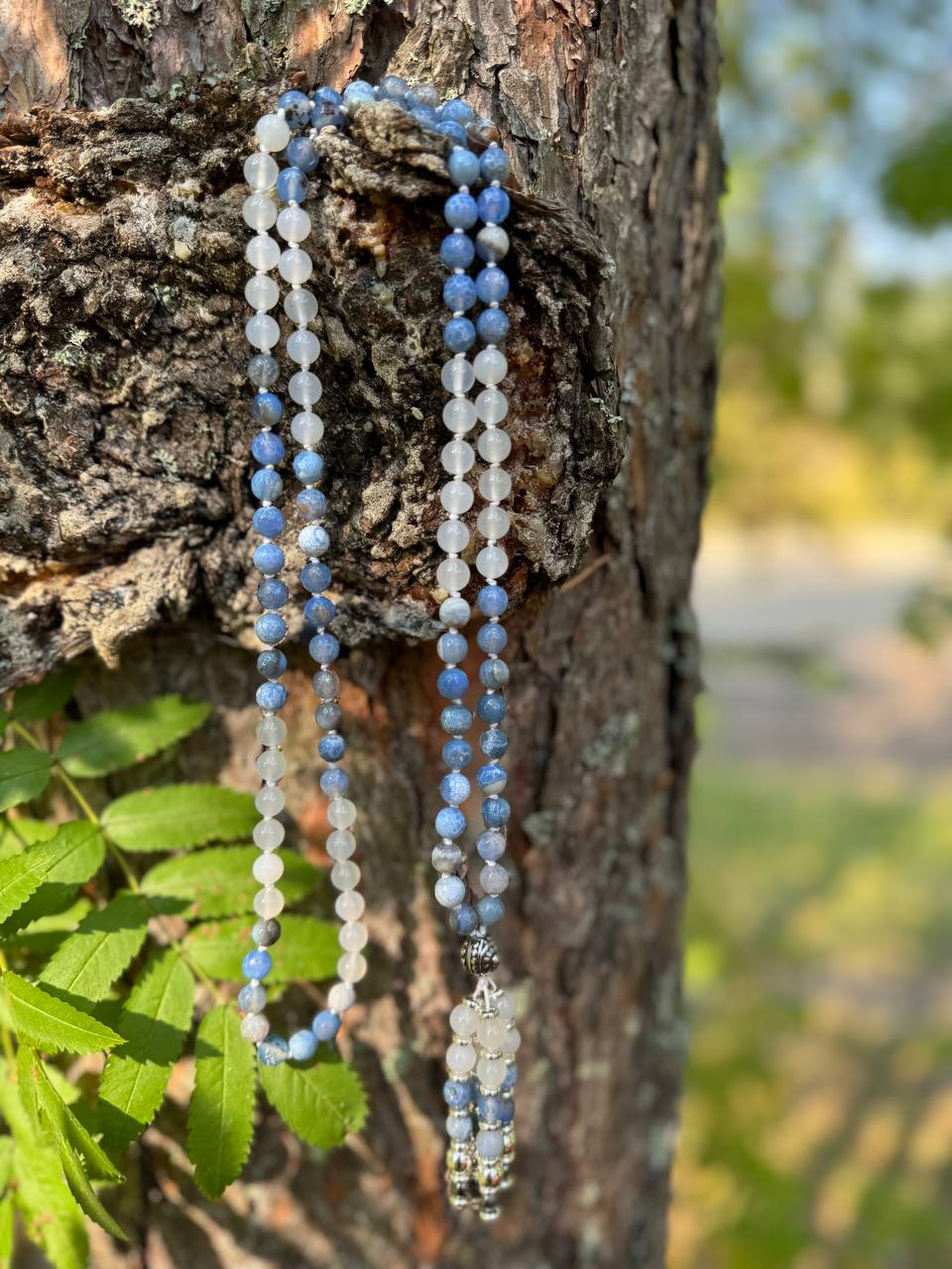 Serene Waves Mala Necklace